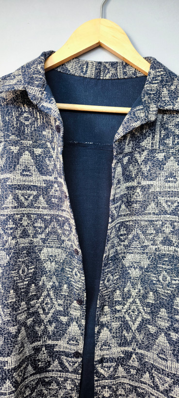 جزئیات پارچه لینن کنفی پیراهن مردانه