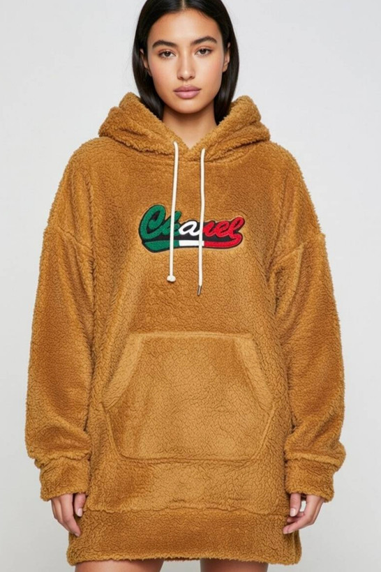 هودی زنانه فری سایز با قابلیت کشسانی