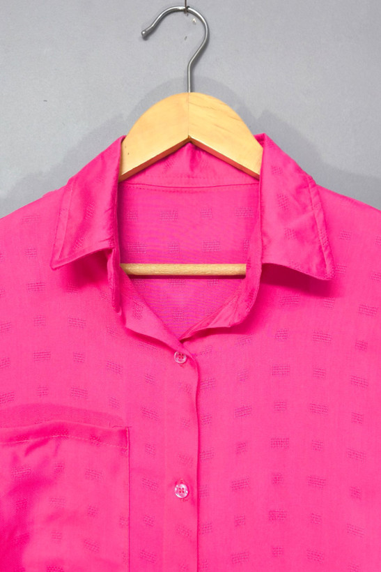 جزئیات پارچه نخی و دوخت شومیز فریماه