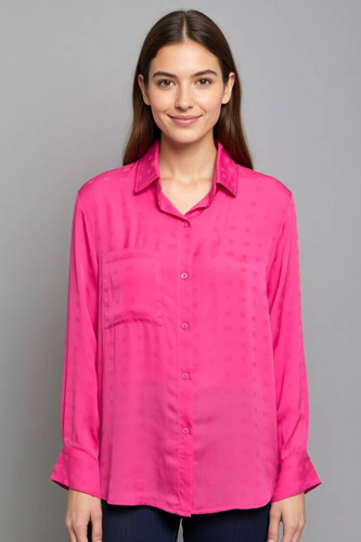 شومیز نخی زنانه فریماه مدل ۱۰۱۴ نمای جلو