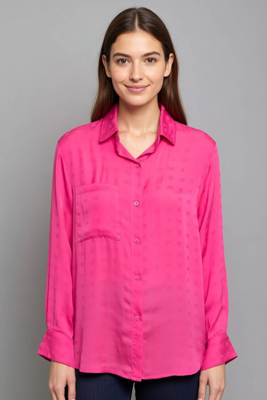 شومیز نخی زنانه فریماه مدل ۱۰۱۴ نمای جلو