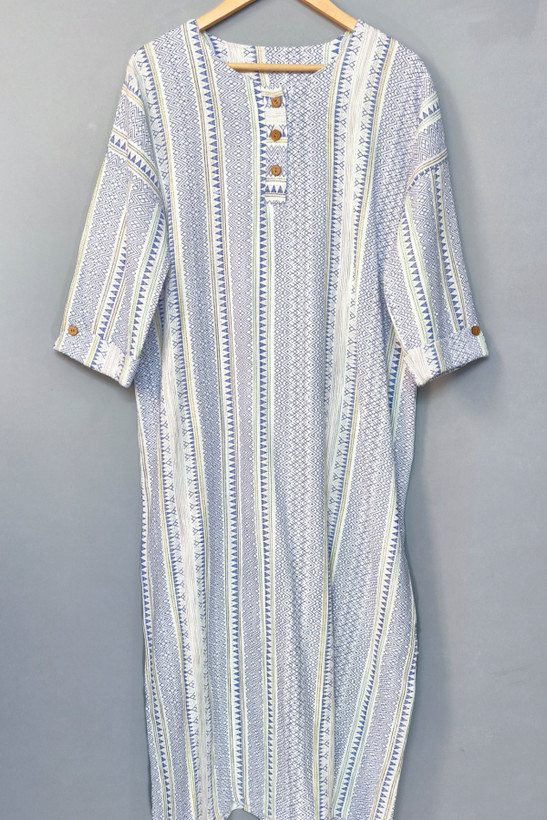 کفتان فری سایز زنانه با فرم آزاد و قد بلند